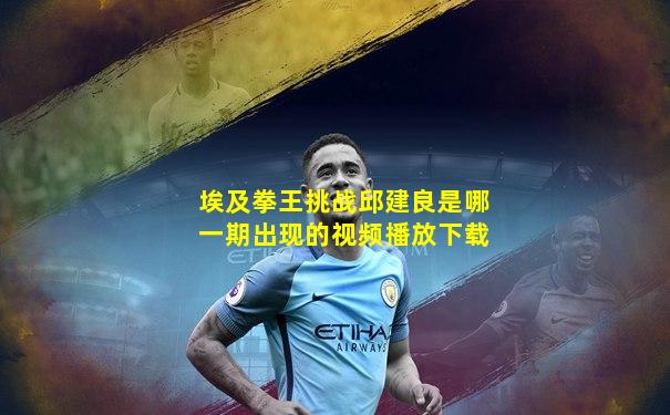 埃及拳王挑战邱建良是哪一期出现的视频播放下载
