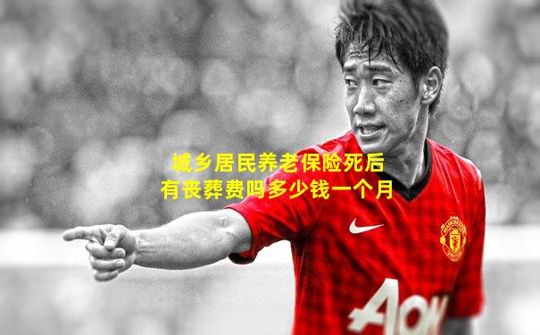 城乡居民养老保险死后有丧葬费吗多少钱一个月