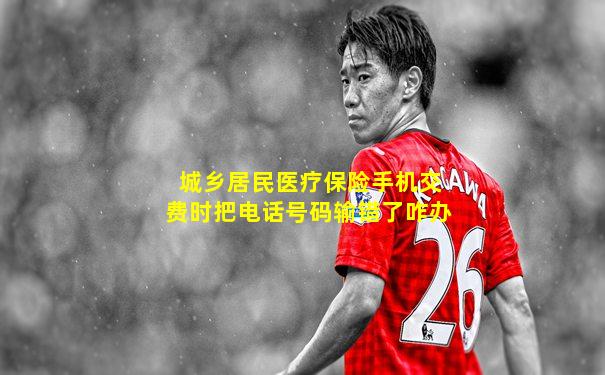 城乡居民医疗保险手机交费时把电话号码输错了咋办