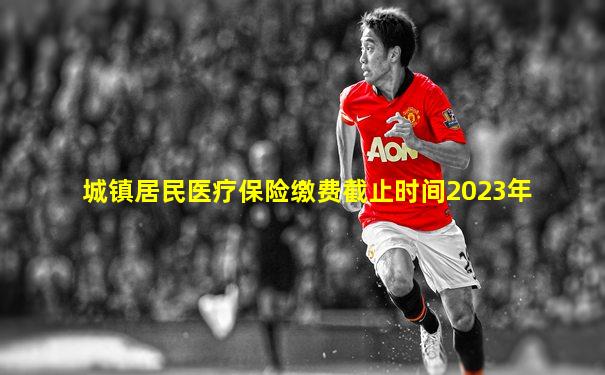 城镇居民医疗保险缴费截止时间2023年
