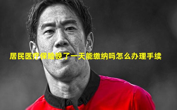 居民医疗保险晚了一天能缴纳吗怎么办理手续