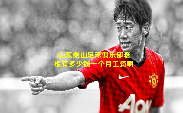 山东泰山足球俱乐部老板有多少钱一个月工资啊