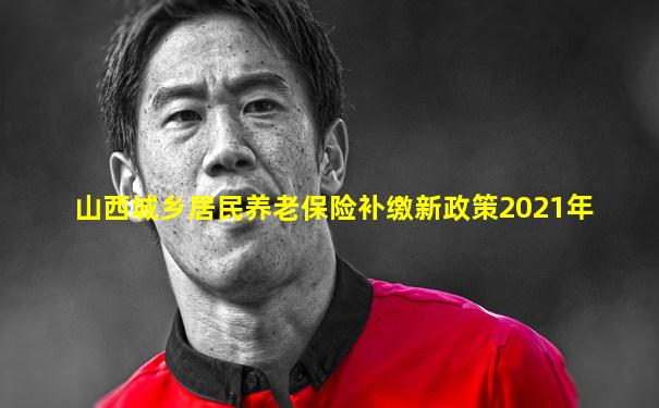 山西城乡居民养老保险补缴新政策2021年