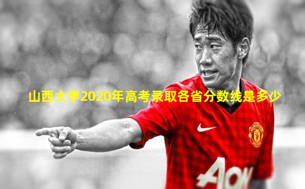 山西大学2020年高考录取各省分数线是多少