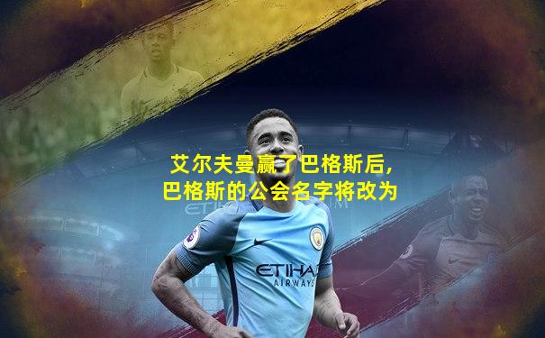 艾尔夫曼赢了巴格斯后,巴格斯的公会名字将改为
